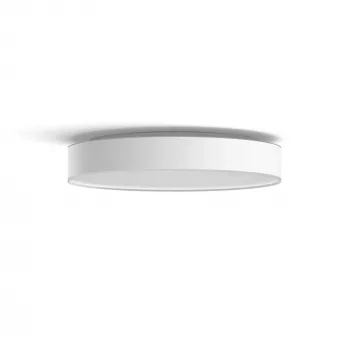 Lámpara de techo inteligente Philips Hue White Ambience Enrave grande, Bluetooth, blanca, LED, metal, bombilla no reemplazable