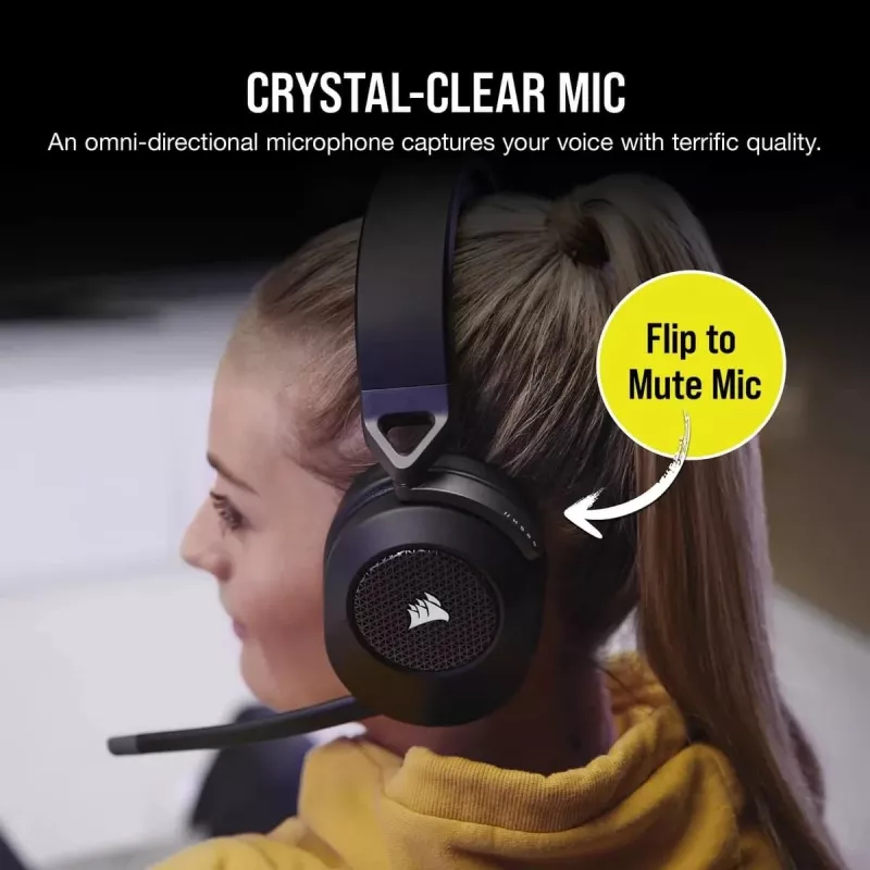 CORSAIR Auriculares gaming HS65 - Wireless - Carbon