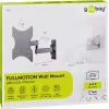 Goobay Soporte de pared para TV Basic FULLMOTION (S) 15 kg 23-42