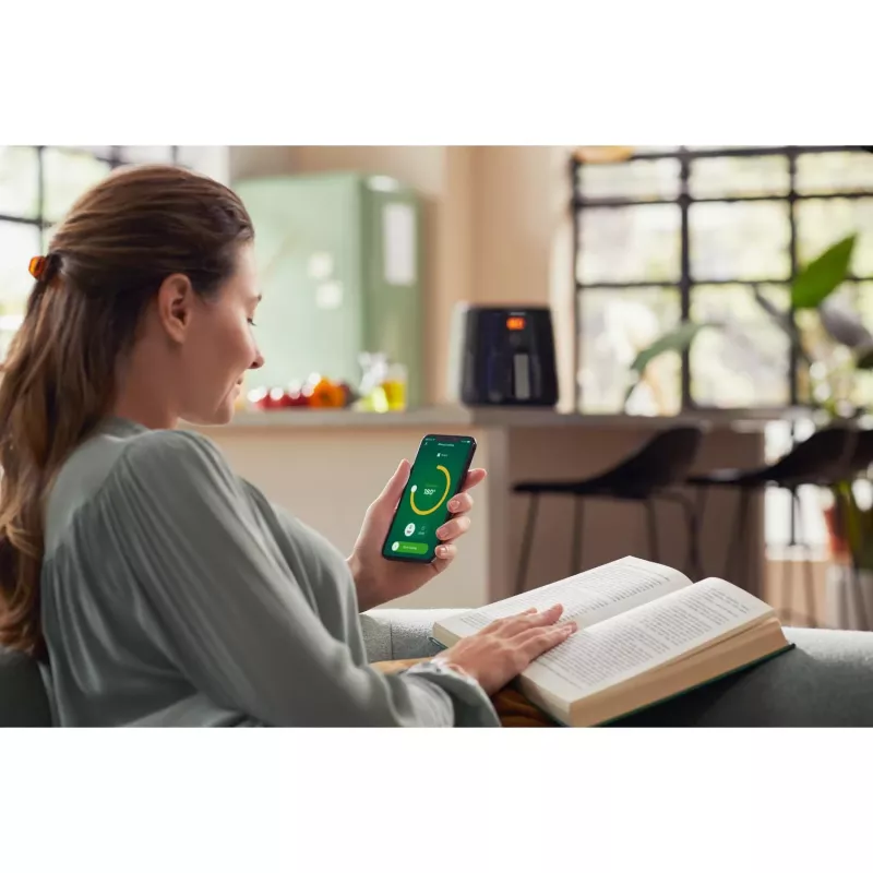 Philips Essential Serie 5000 Connected HD9280/70 Freidora de aire Serie 5000 XL