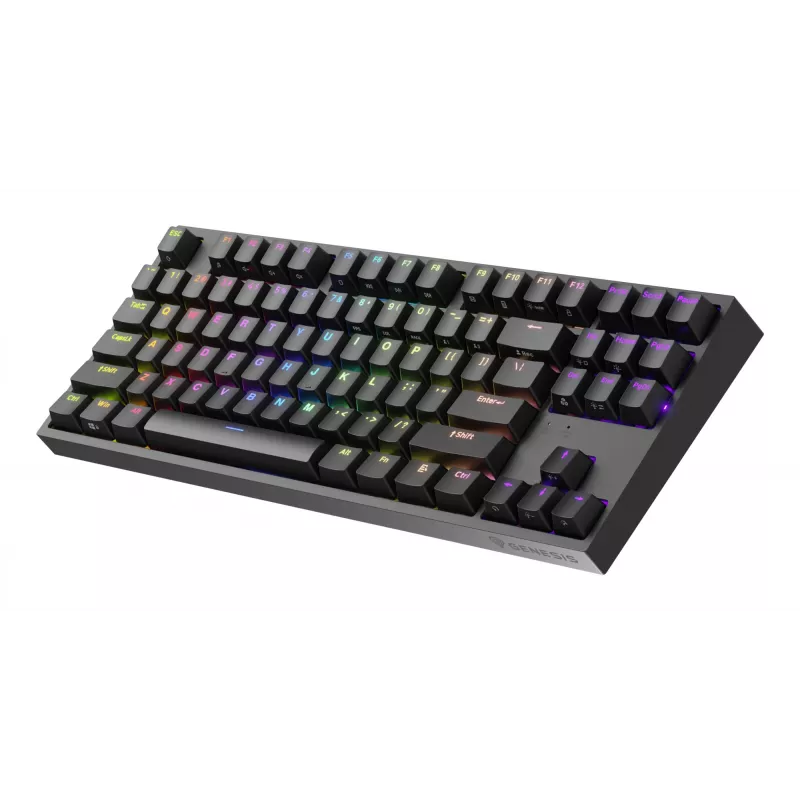GENESIS Thor 404 TKL Teclado Gaming USB QWERTY US-Inglés Negro