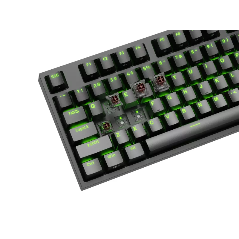 GENESIS Thor 404 TKL Teclado Gaming USB QWERTY US-Inglés Negro