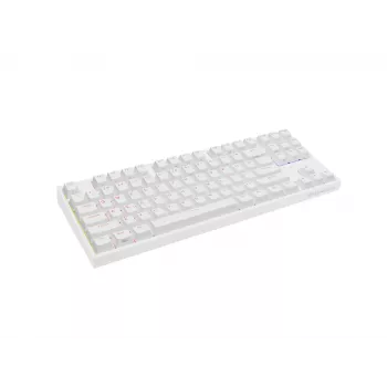 GENESIS Thor 404 TKL Teclado Gaming USB QWERTY US International Blanco