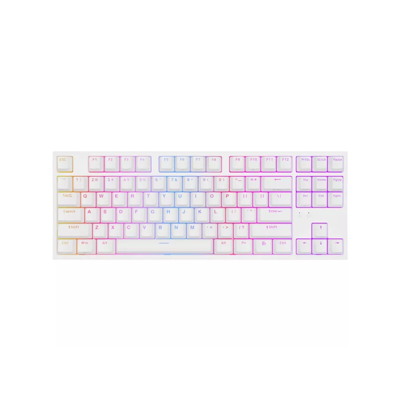 GENESIS Thor 404 TKL Teclado Gaming USB QWERTY US International Blanco