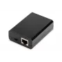 DIGITUS Splitter Gigabit PoE+, 10/100/1000 Mbit/s, 24 W Entrada: 802.3at PoE, Salida: 5V/2A, 9V/2A, 12V/2A, Carcasa de plástico, negro