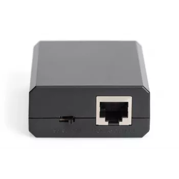 DIGITUS Splitter Gigabit PoE+, 10/100/1000 Mbit/s, 24 W Entrada: 802.3at PoE, Salida: 5V/2A, 9V/2A, 12V/2A, Carcasa de plástico, negro
