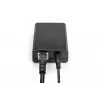 DIGITUS Splitter Gigabit PoE+, 10/100/1000 Mbit/s, 24 W Entrada: 802.3at PoE, Salida: 5V/2A, 9V/2A, 12V/2A, Carcasa de plástico, negro