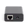 DIGITUS Splitter Gigabit PoE+, 10/100/1000 Mbit/s, 24 W Entrada: 802.3at PoE, Salida: 5V/2A, 9V/2A, 12V/2A, Carcasa de plástico, negro