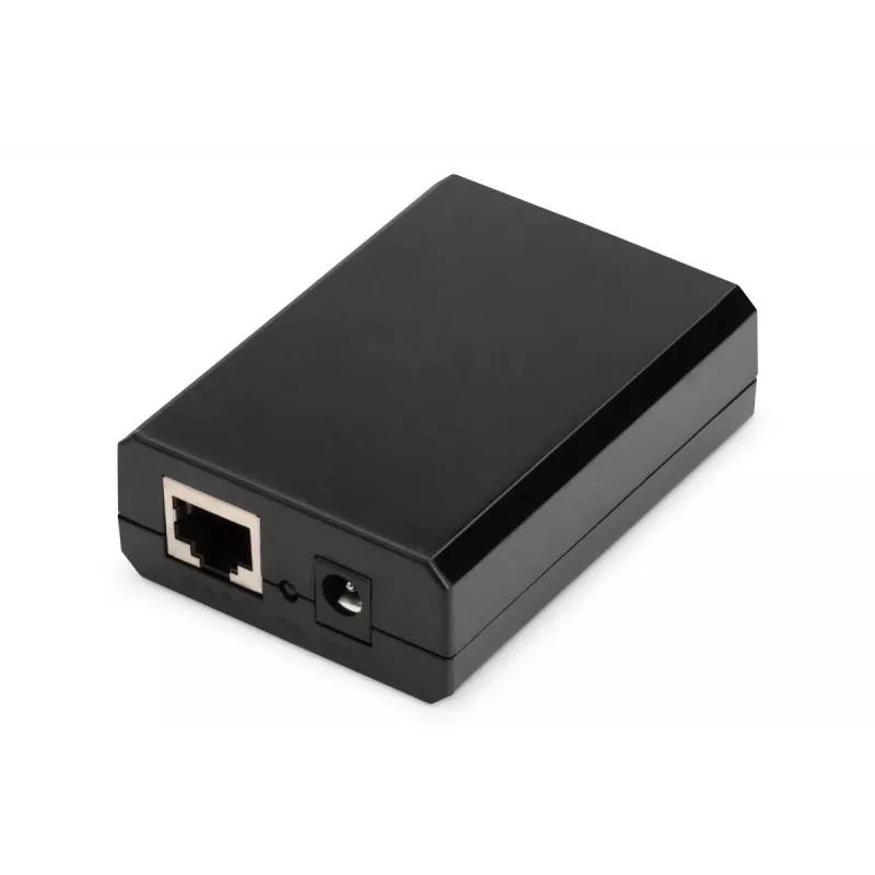 DIGITUS Splitter Gigabit PoE+, 10/100/1000 Mbit/s, 24 W Entrada: 802.3at PoE, Salida: 5V/2A, 9V/2A, 12V/2A, Carcasa de plástico, negro