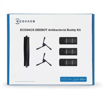 Kit de accesorios Ecovacs DKT060099 para robot aspirador Negro 6 uds.