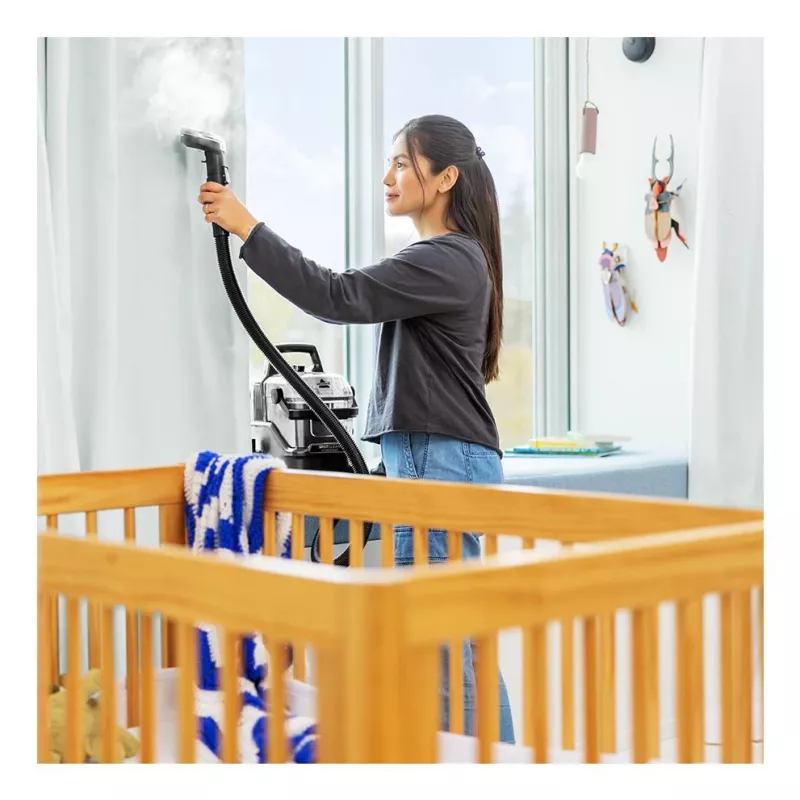 Bissell SpotClean Hydrosteam Pro Limpiador a vapor de cilindro 1,9 L 1000 W Negro, Cobre, Transparente