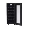 Enfriador de vino termoeléctrico Adler AD 8083 — 12 botellas, de libre instalación, negro, 33 L, 12–18 °C