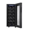 Enfriador de vino termoeléctrico Adler AD 8083 — 12 botellas, de libre instalación, negro, 33 L, 12–18 °C
