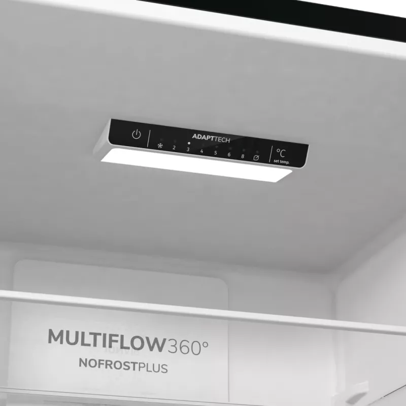 Gorenje NRK6202EBXL4 Frigorífico combi independiente 331 L Negro