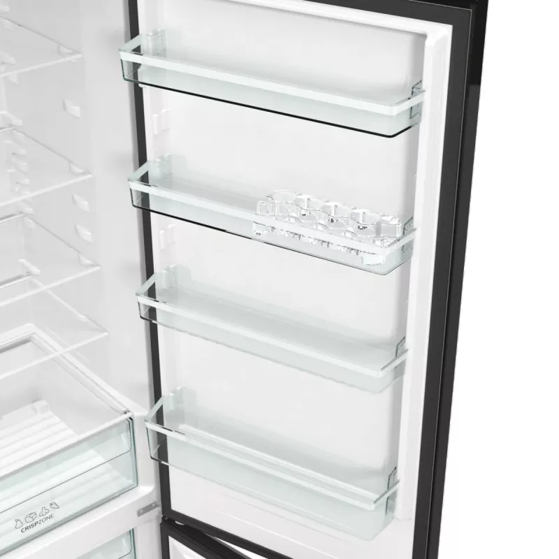 Gorenje NRK6202EBXL4 Frigorífico combi independiente 331 L Negro