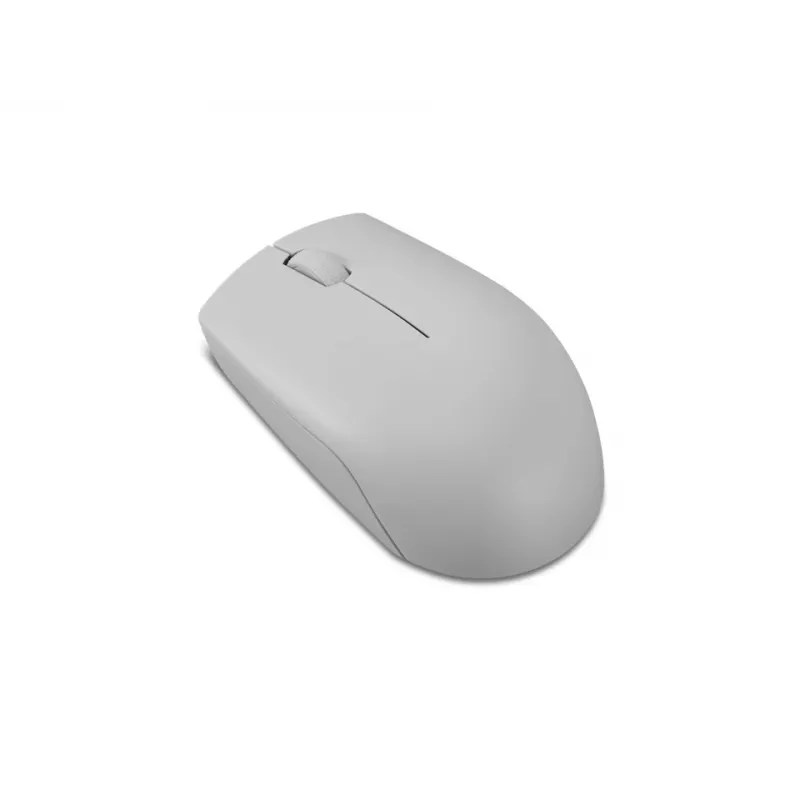 Ratón inalámbrico Lenovo Compact Arctic Grey — Ambidiestro, RF inalámbrico, 1000 DPI, 3 botones, alimentado por pilas