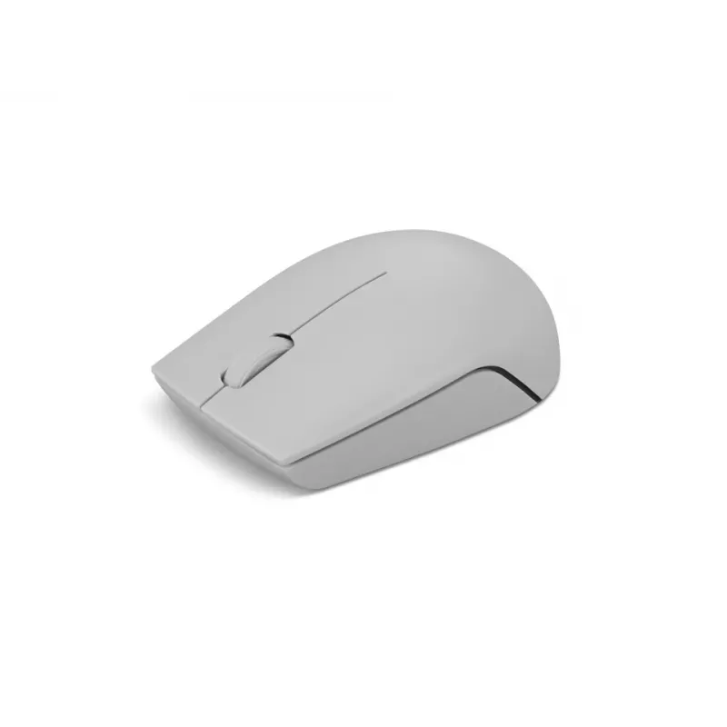Ratón inalámbrico Lenovo Compact Arctic Grey — Ambidiestro, RF inalámbrico, 1000 DPI, 3 botones, alimentado por pilas