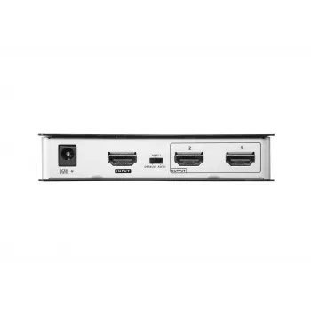 ATEN Splitter HDMI 2 puertos True 4K a 60 Hz (4:4:4), HDMI, 2x HDMI, 4096 x 2160 píxeles, Negro, Metal, 4K Ultra HD