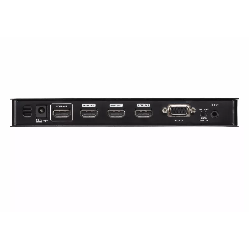 ATEN Switch HDMI 4 puertos True 4K, HDMI, Metal, Negro, 60 Hz, 3 m, 18 Gbit/s