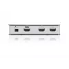 ATEN VS182A splitter de audio/vídeo HDMI True 4K de 2 puertos, 1x entrada HDMI, 2x salidas HDMI, 4K x 2K, HDCP 1.4, negro