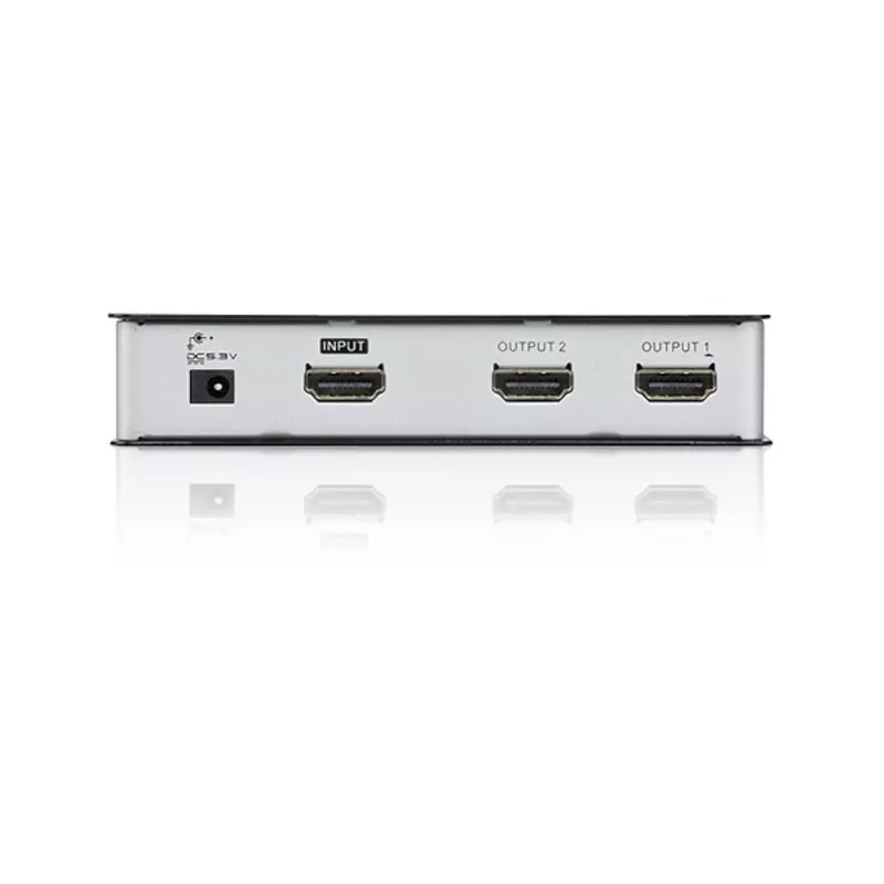 ATEN VS182A splitter de audio/vídeo HDMI True 4K de 2 puertos, 1x entrada HDMI, 2x salidas HDMI, 4K x 2K, HDCP 1.4, negro