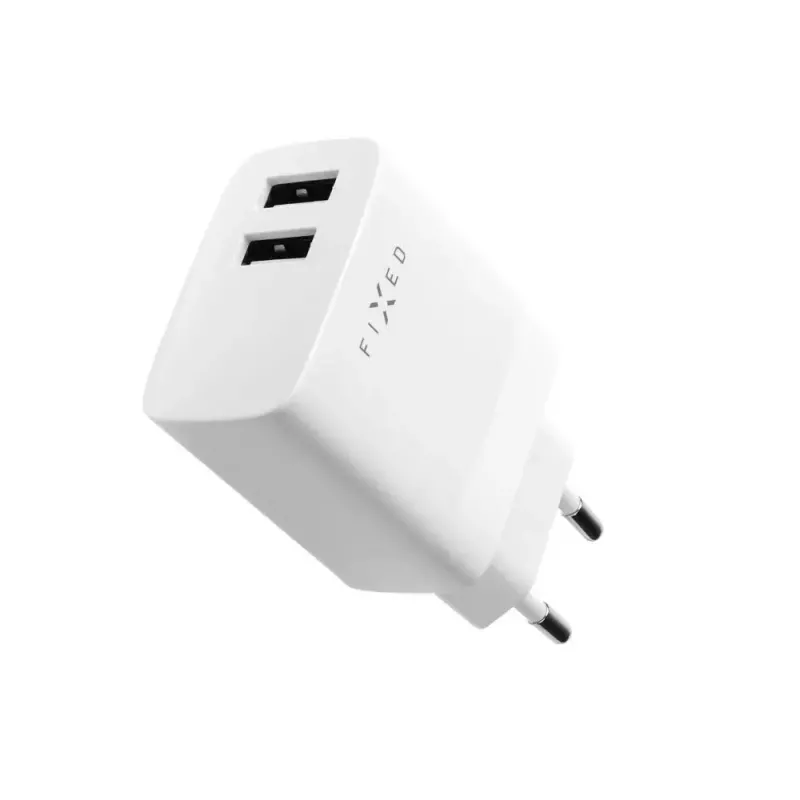 Cargador para dispositivos móviles FIXED FIXC17N-2U-WH AC carga rápida smartphone tablet Blanco