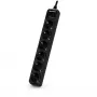 CyberPower B0620SC0-DE Protector contra sobretensiones negro 6 salidas AC 200 – 250 V 1,8 m