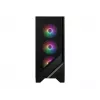 Caja de PC MSI MAG FORGE 120A AIRFLOW Semitorre — Negra, cristal templado, malla, 3 ventiladores frontales de 120 mm, 2 ventiladores superiores de 120 mm, compatible con ATX