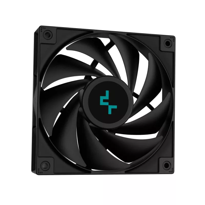 Refrigeración líquida todo en uno DeepCool LS720S Zero Dark — 3 ventiladores de 120 mm, radiador de 360 mm, tubos de 41 cm, bomba de 6 W, compatible con LGA1151/AM4/AM5, negra