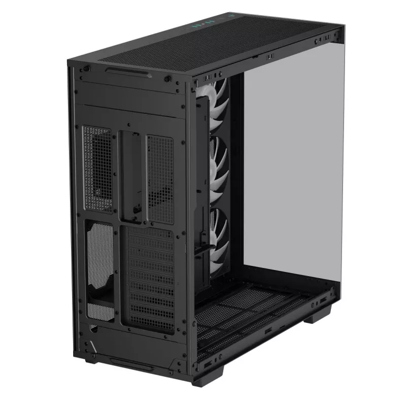 DeepCool CH780 caja Full Tower para gaming, E-ATX, ventana lateral de vidrio templado, sin fuente de alimentación, negra