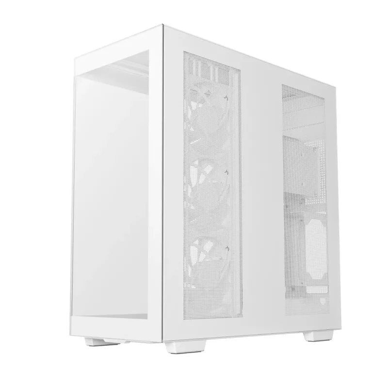 DeepCool CH780 WH caja Full Tower para gaming, E-ATX, ventana lateral de vidrio templado, sin fuente de alimentación, blanca