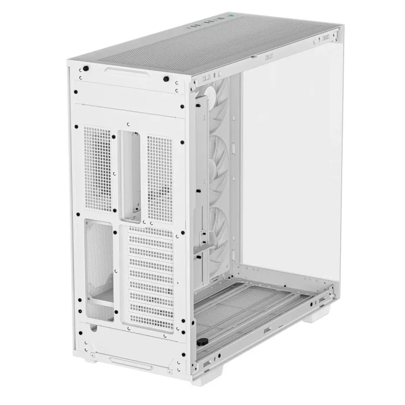 DeepCool CH780 WH caja Full Tower para gaming, E-ATX, ventana lateral de vidrio templado, sin fuente de alimentación, blanca
