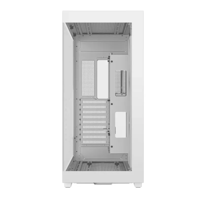 DeepCool CH780 WH caja Full Tower para gaming, E-ATX, ventana lateral de vidrio templado, sin fuente de alimentación, blanca