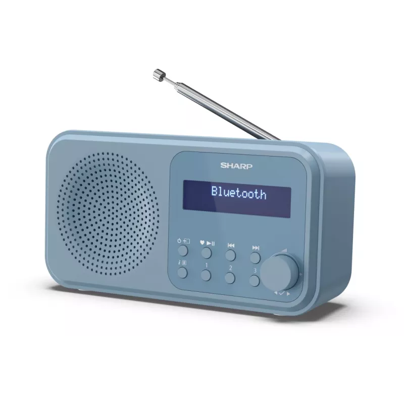 Sharp DR-P420(BL) Tokyo Radio digital portátil, Portátil, Digital, DAB, DAB+, FM, búsqueda automática, sintonización automática, 2 W, AAC