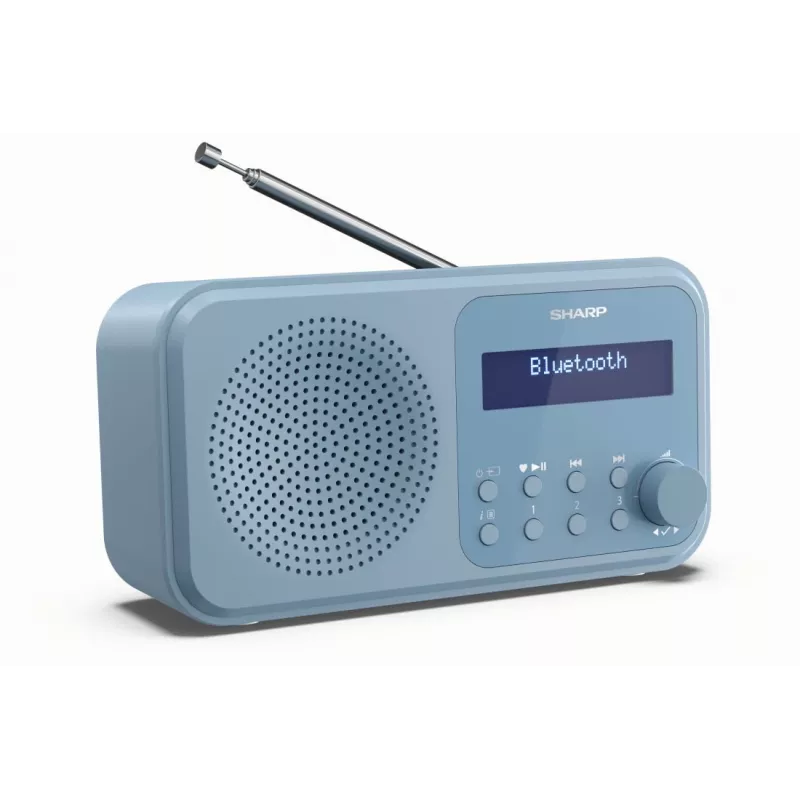 Sharp DR-P420(BL) Tokyo Radio digital portátil, Portátil, Digital, DAB, DAB+, FM, búsqueda automática, sintonización automática, 2 W, AAC