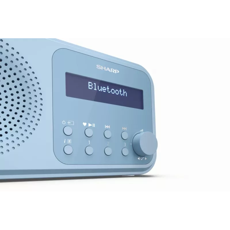 Sharp DR-P420(BL) Tokyo Radio digital portátil, Portátil, Digital, DAB, DAB+, FM, búsqueda automática, sintonización automática, 2 W, AAC