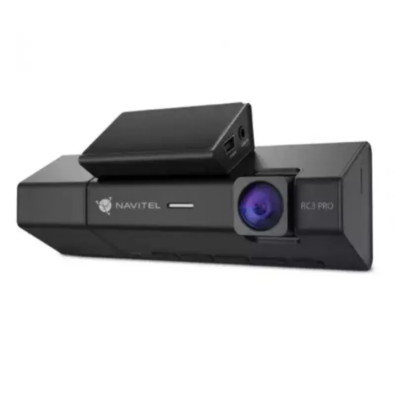 Navitel RC3 PRO dashcam de tres canales, Full HD, GPS, Wi-Fi, pantalla IPS de 3,16″ 820x320, SD de hasta 128 GB, mapas incluidos