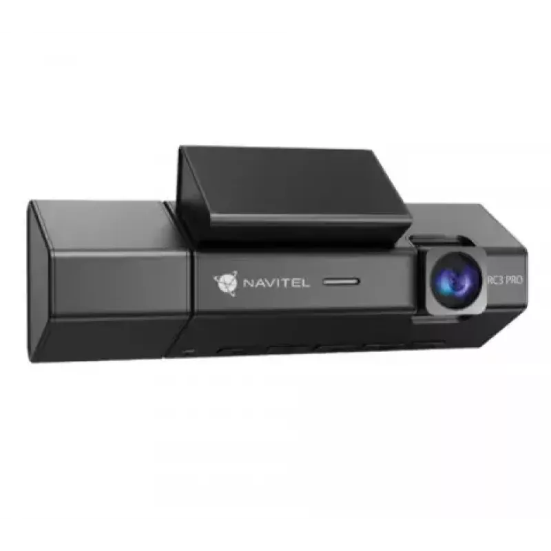 Navitel RC3 PRO dashcam de tres canales, Full HD, GPS, Wi-Fi, pantalla IPS de 3,16″ 820x320, SD de hasta 128 GB, mapas incluidos