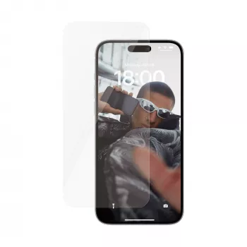 PanzerGlass SAFE. by ® Protector de pantalla iPhone 15 Plus | Ultra-Wide Fit