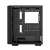 Caja para PC DeepCool CC560 ARGB V2 semitorre negra — ATX/Micro-ATX/Mini-ITX, cristal templado, aRGB, admite GPU de hasta 370 mm