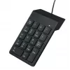 Teclado numérico GEMBIRD KPD-U-03 USB 18 teclas Scissorswitch, cable de 1,45 m, negro