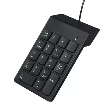 Teclado numérico GEMBIRD KPD-U-03 USB 18 teclas Scissorswitch, cable de 1,45 m, negro