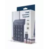 Teclado numérico GEMBIRD KPD-U-03 USB 18 teclas Scissorswitch, cable de 1,45 m, negro