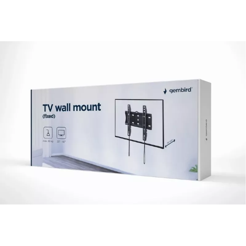 Soporte de pared para TV GEMBIRD (fijo), 23in-42in