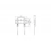 Soporte de pared para TV GEMBIRD (fijo), 23in-42in