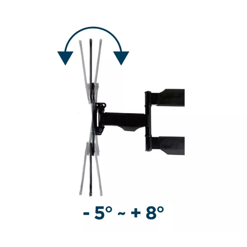 Soporte de pared para TV GEMBIRD Premium orientación total, 32–55 pulgadas, 32 kg