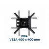 Soporte de pared para TV GEMBIRD Premium orientación total, 32–55 pulgadas, 32 kg