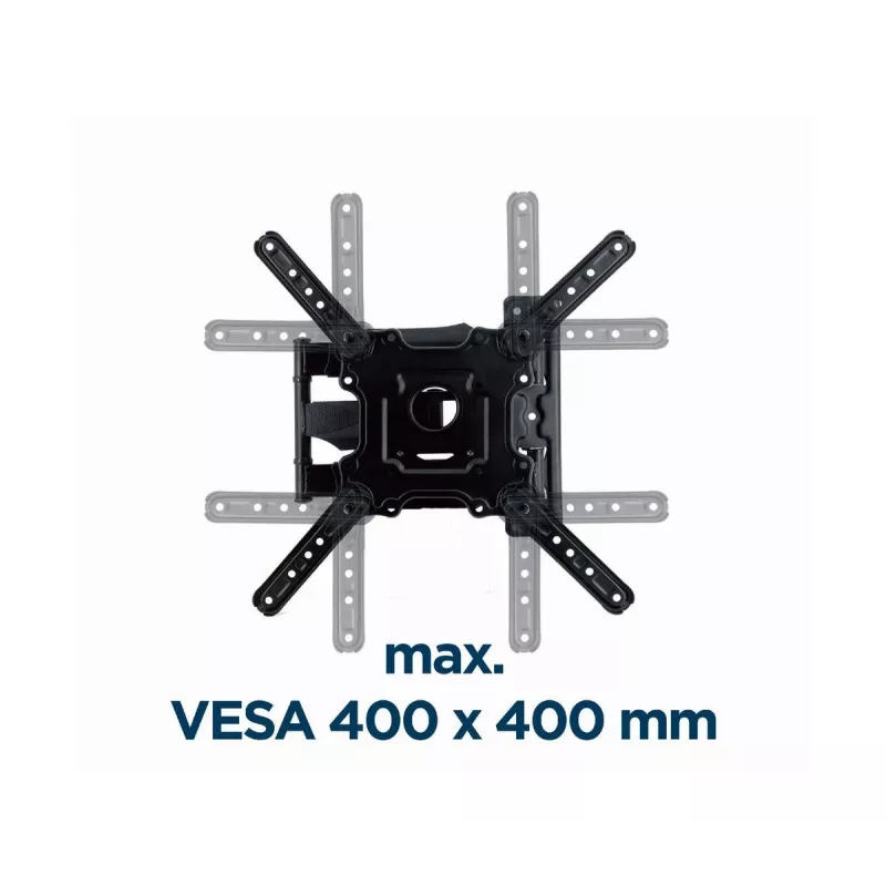 Soporte de pared para TV GEMBIRD Premium orientación total, 32–55 pulgadas, 32 kg