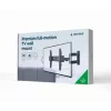 Gembird WM-55ST-02 soporte de pared articulado para TV de 32–55", VESA 100x100–400x400, inclinación de -5° a 8°, giro ±90°, máx. 30 kg, acero, negro