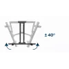 Soporte de TV Gembird WM-58ST-01 acero 58 pulgadas 36,4 kg de capacidad de carga